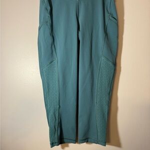 lululemon athletica Teal Leggings with side design